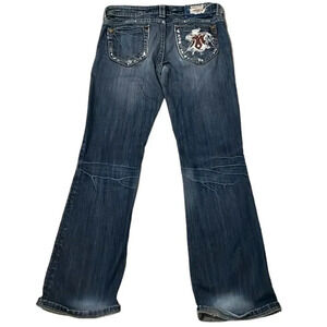 MEK distressed boot cut jeans Medium Wash Women’s Size 27